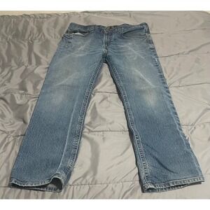 Ariat Rebar M4 Relaxed Boot Jeans Mens 38x34 Blue Denim Work Pants